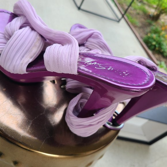 Miss Sixty Purple fabric heels - Picture 4 of 5